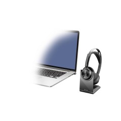 Poly Voyager Focus 2 UC Wireless Headset - Sleek Black Design for Ultimate Comfort and Clarity